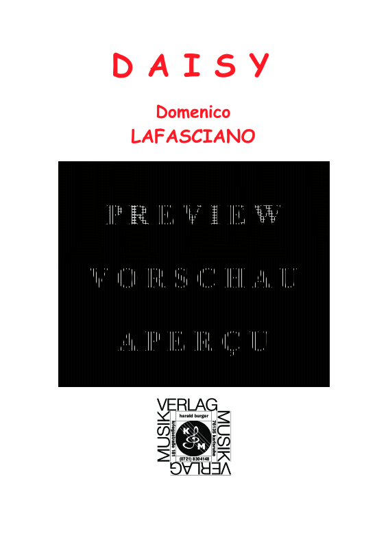 Produktgalerie: Seite 4 von 11 Daisy (Partitur), , Gemischtes Ensemble für flexible Besetzung mit Gitarre