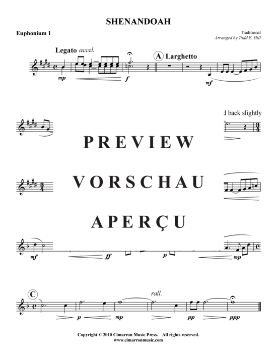 Product gallery: Page 4 of 8 Shenandoah , , (Tuba Quartet: 2x Baritone, 2xTuba)