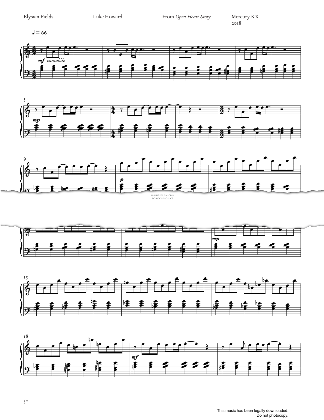Produktgalerie: Seite 1 von 1 Elysian Fields, Luke Howard, Klavier