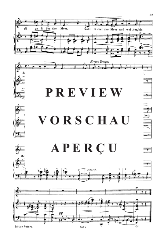 gallery: Die Stille, Op.39 No.4, , Gesang tief und Klavier