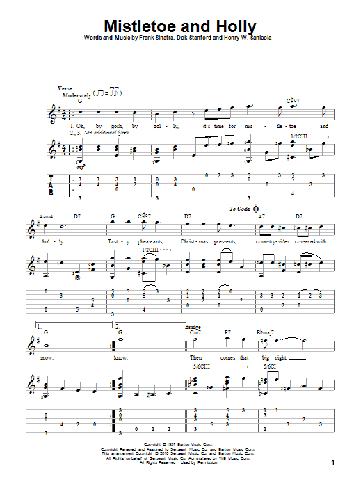 Product picture to:  Mistletoe And Holly - Frank Sinatra