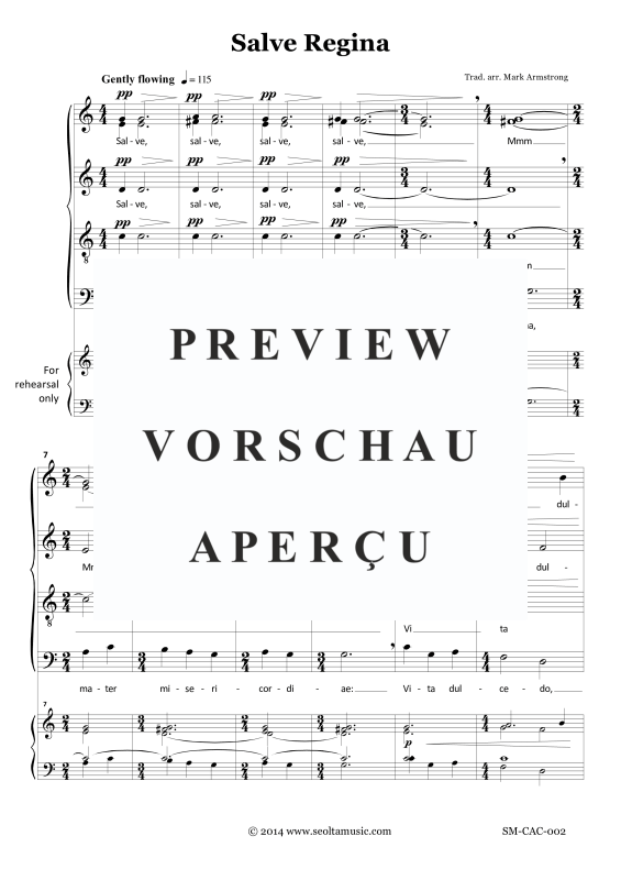 Produktgalerie: Seite 4 von 11 Salve Regina, , Gemischter Chor SSATB