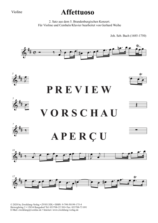 gallery: Affettuoso , , (Violine + Klavier/Cembalo)