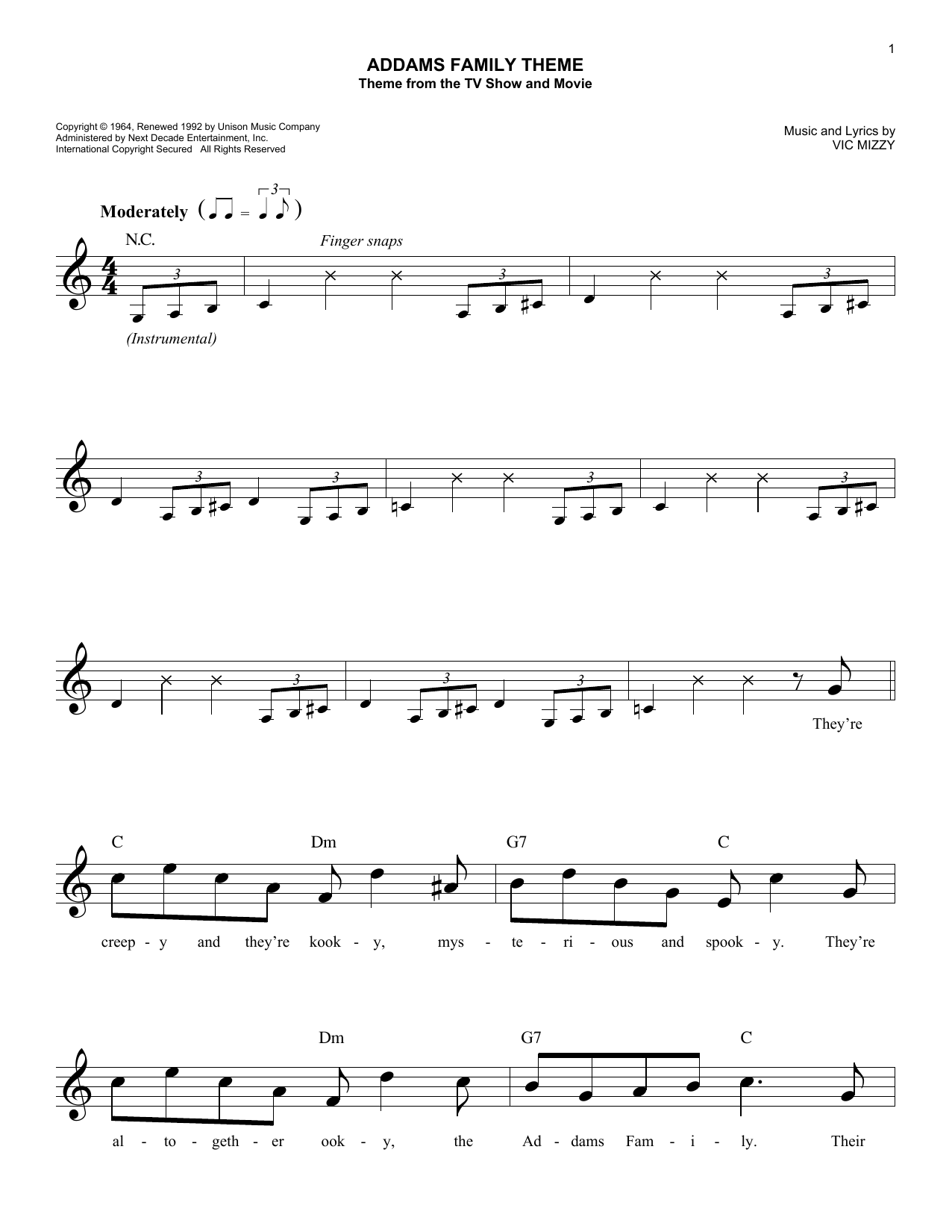 Produktbild zu: The Addams Family Theme