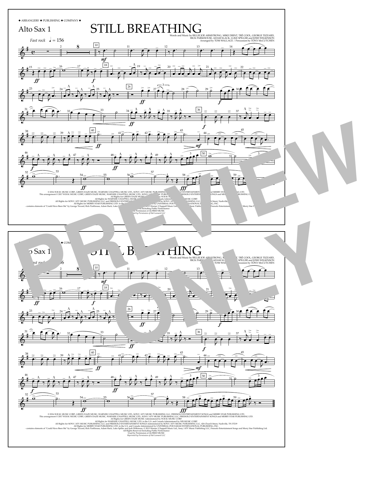 Product picture to: Still Breathing - Alto Sax 1