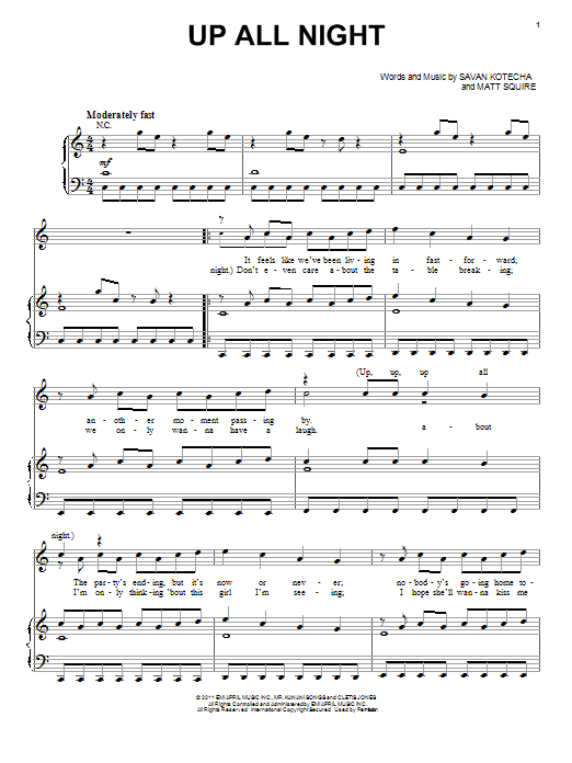Product picture to: Up All Night