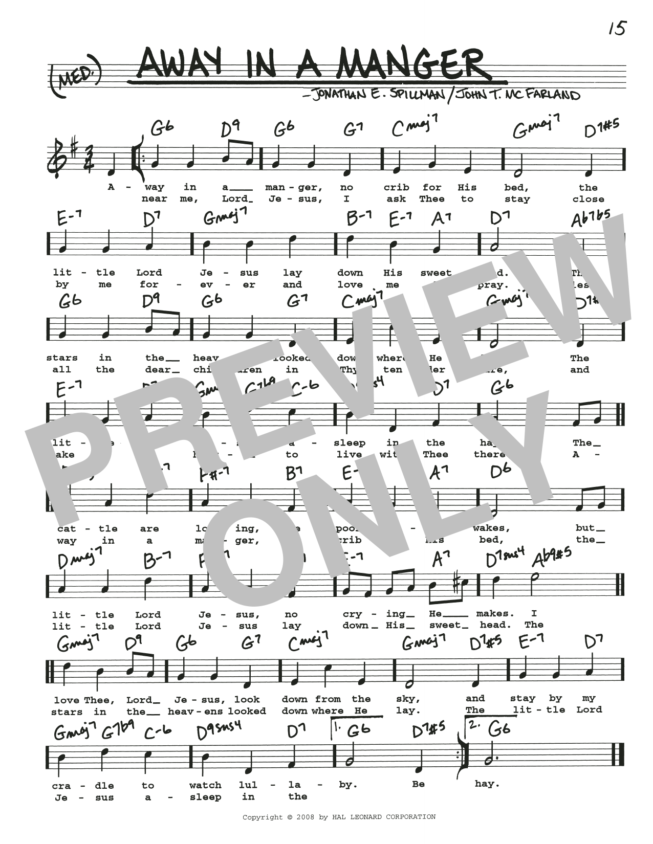 Produktbild zu: Away In A Manger