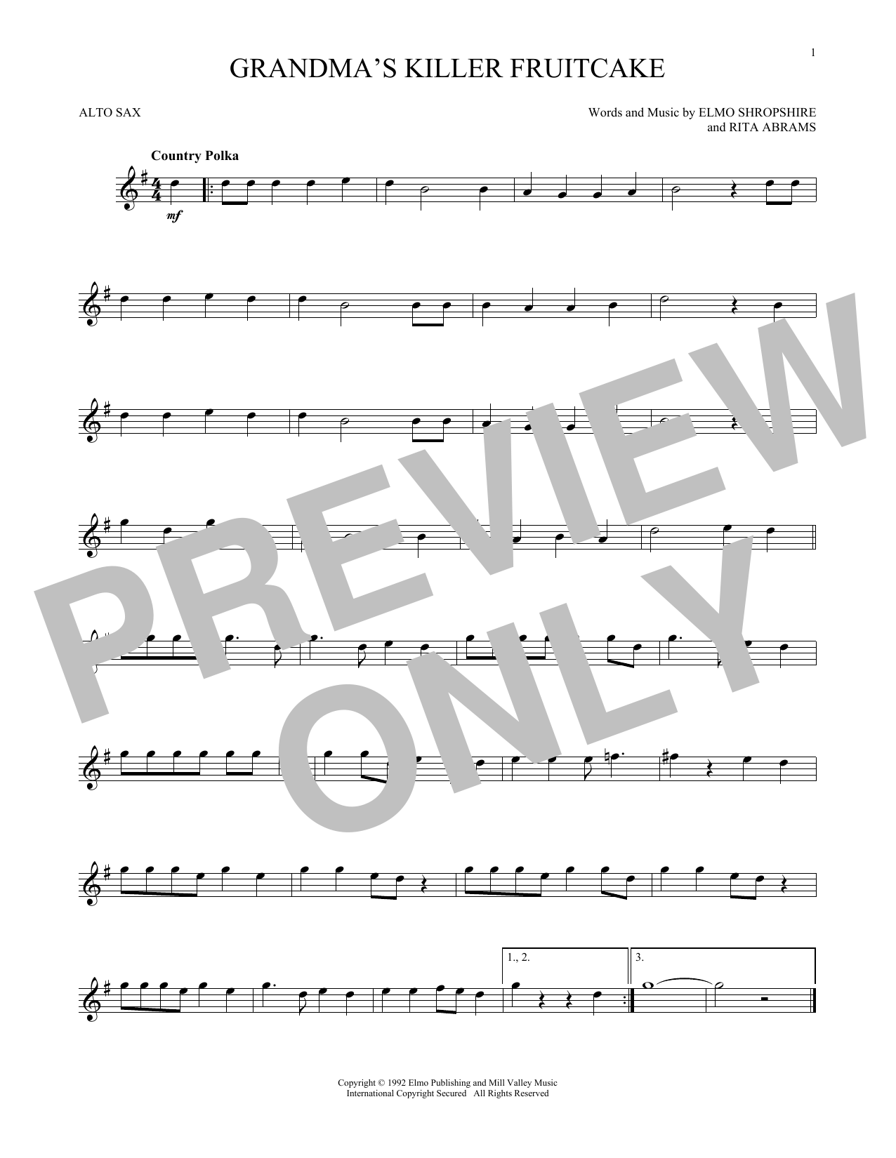 Product gallery: Page 1 of 1 Grandma's Killer Fruitcake, Elmo Shropshire