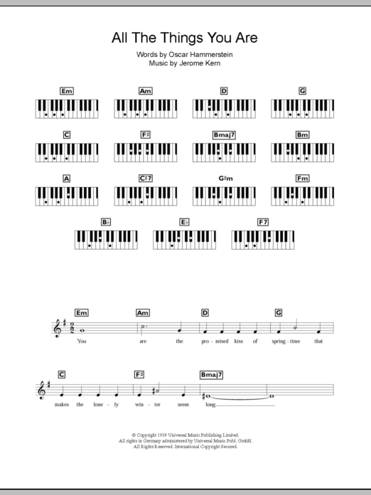 Produktbild zu: All The Things You Are