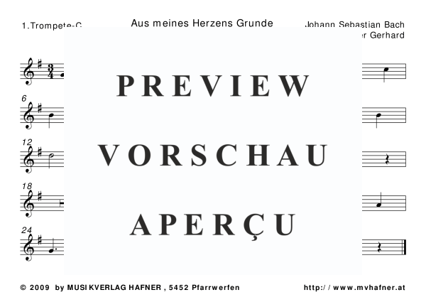 gallery: Aus meines Herzens Grunde, , (Blechbläser Quintett)