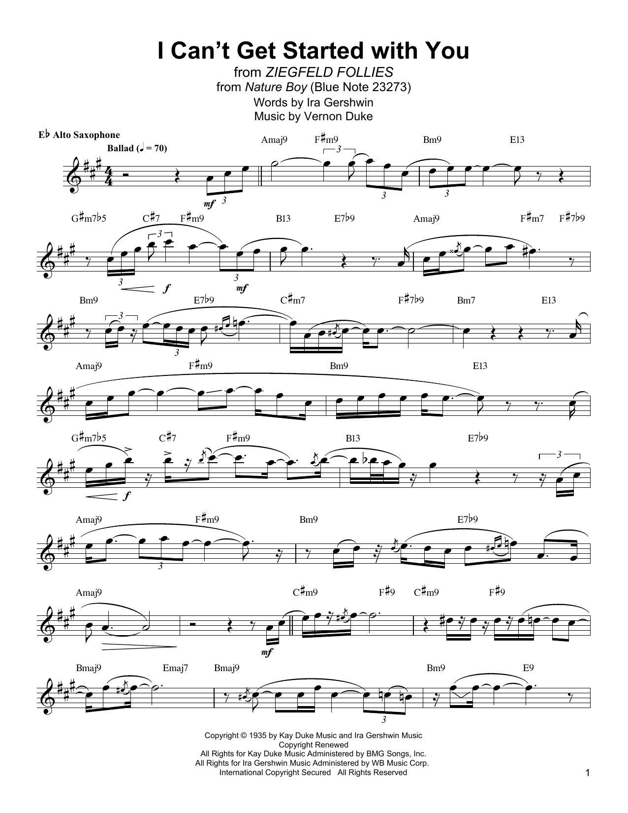 Product gallery: Page 1 of 1 I Can't Get Started, Jackie McLean
