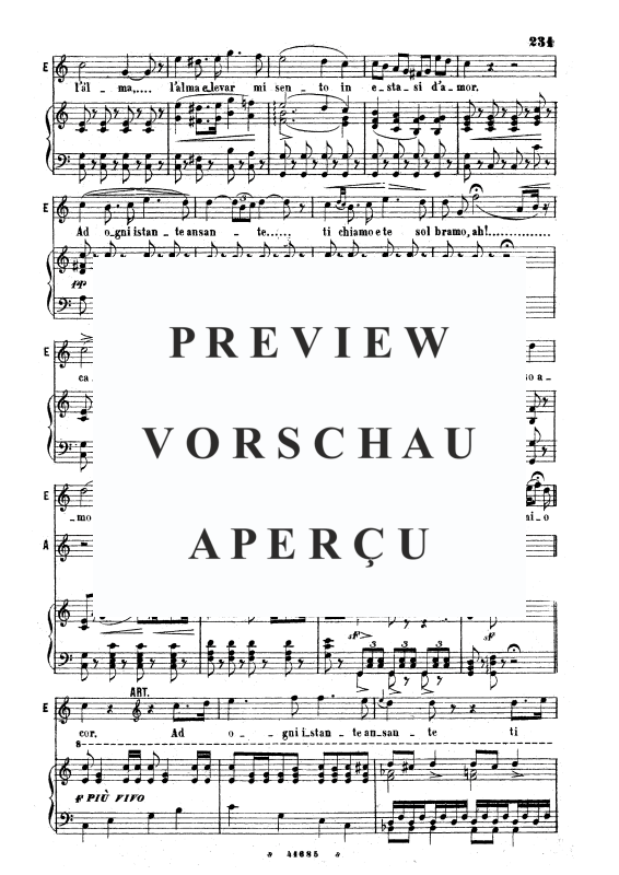 Produktgalerie: Seite 4 von 9 Qui la voce sua soave, , Gesang und Klavier