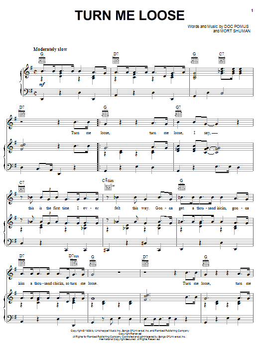 Produktgalerie: Seite 1 von 1 Turn Me Loose, Fabian, Gesang, Gitarre, Klavier