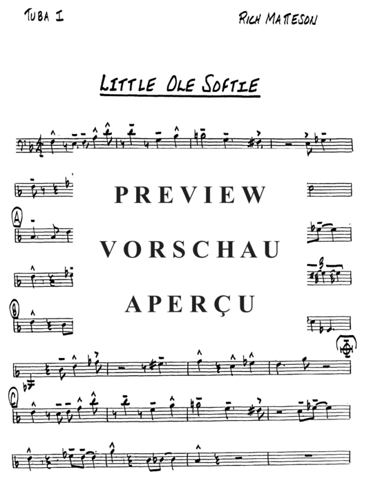 Produktgalerie: Seite 10 von 21 Little Ole Softie , , (Tuba Ensemble EEETTT + Band)