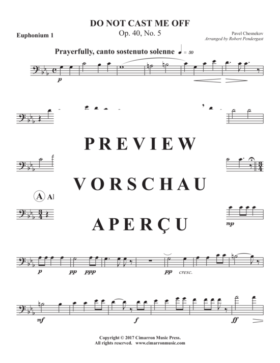 Product gallery: Page 7 of 21 Do Not Cast Me Off , , (Tuba Ensemble)