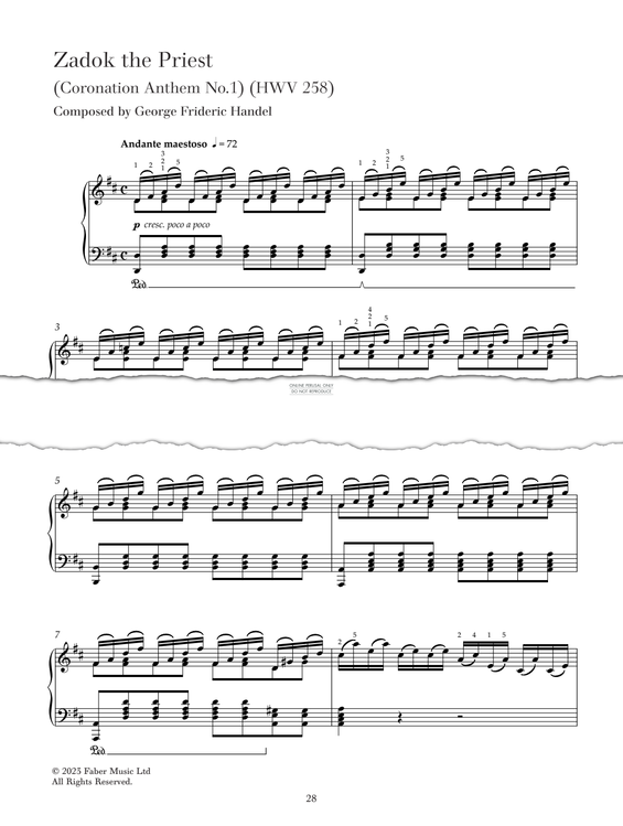 Produktbild zu: Zadok The Priest (Coronation Anthem No. 1) (HWV 258)