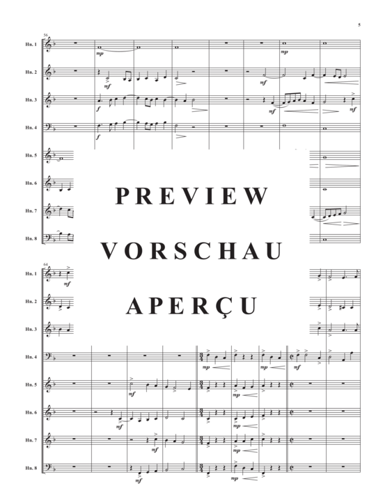 Product gallery: Page 7 of 21 Ave regina caelorum , , (Horn ensemble 1-8 horns in F)