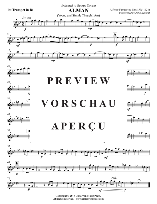 Produktgalerie: Seite 6 von 10 Alman (Young and Simple Though I Am) , ,  (Blechbläserquintett)