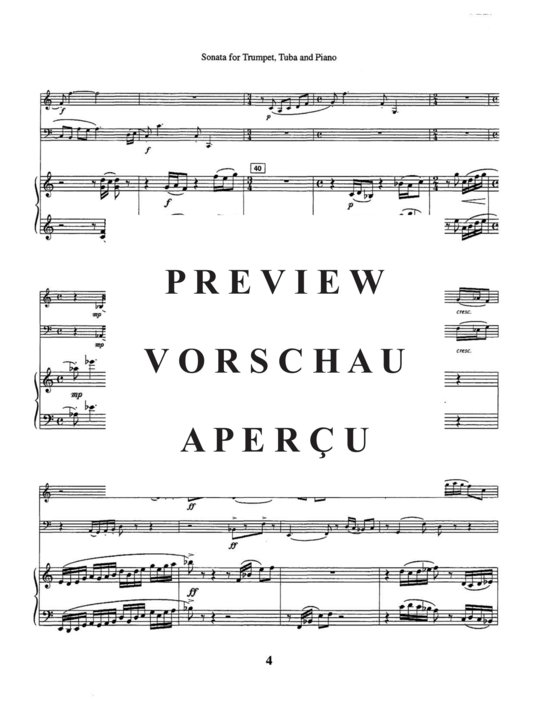 Produktgalerie: Seite 8 von 21 Sonata , , (Trompete in Bb/C, Tuba + Klavier)