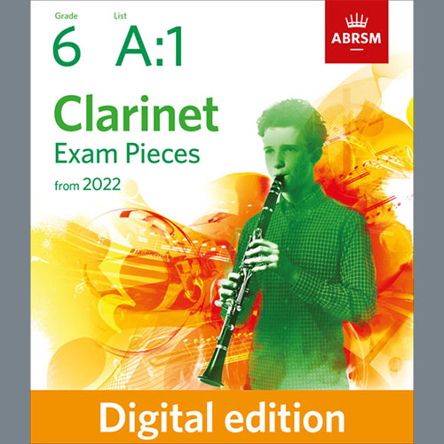 Produktbild zu: Corrente (from Partita No2 in D minor) (Grade 6 List A1 from the ABRSM Clarinet syllabus from 2022)