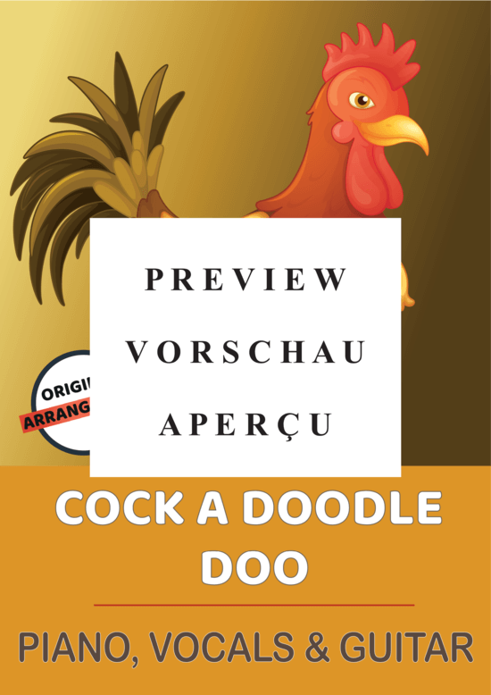 Produktgalerie: Seite 2 von 5 Cock A Doodle Doo, , (Gesang + Klavier, Gitarre)