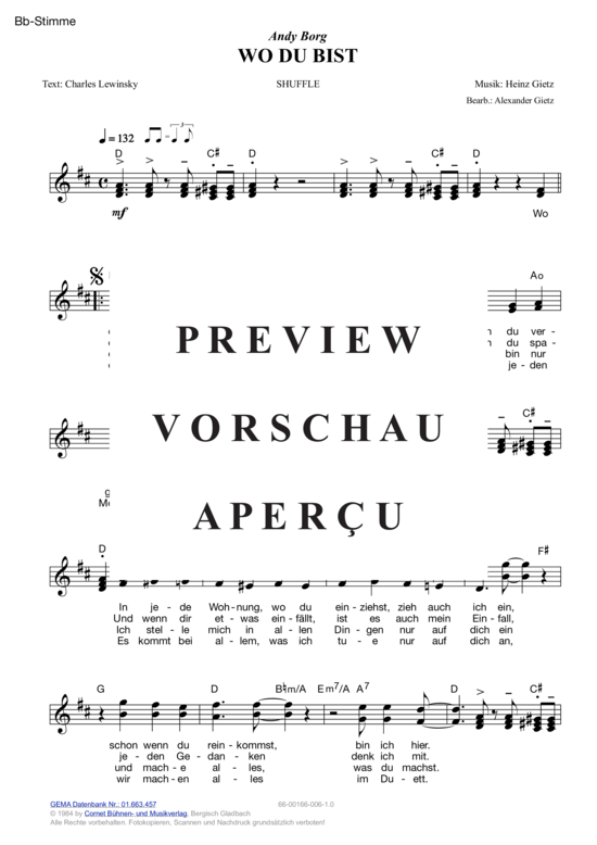 Produktgalerie: Seite 5 von 11 Wo du bist , Borg, Andy, (Melodie-Stimmen in C/B/Es)