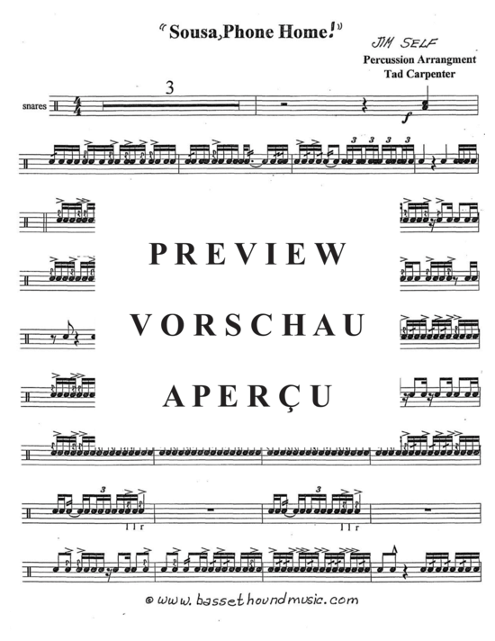 Produktgalerie: Seite 20 von 21 Sousa, Phone Home! , , (Sousaphon/Tuba Duett + opt. Percussion)