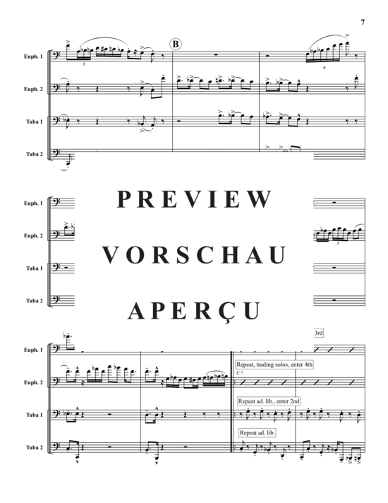Product gallery: Page 8 of 21 Zwei Jazz Quartette , , (2x Baritone, 2x Tuba)