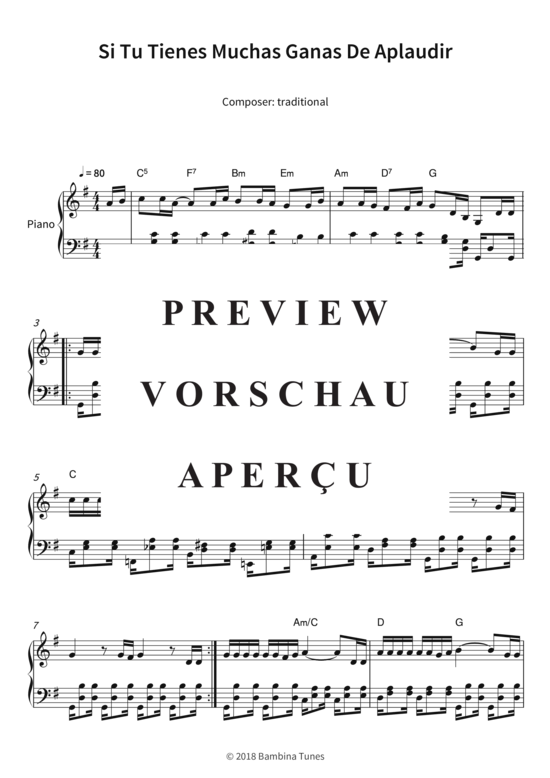 Produktbild zu: Si Tu Tienes Muchas Ganas De Aplaudir traditional