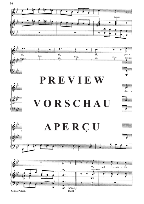 Product gallery: Page 4 of 5 Si t'amo o caro, , Soprano Solo and Piano