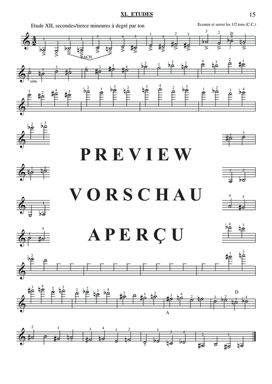 gallery: 40 Études for Violin , , (Geige Solo)