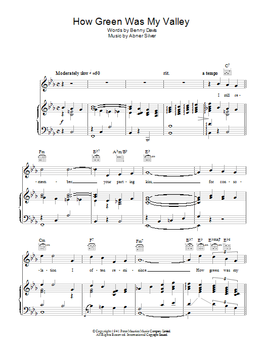 Product gallery: Page 1 of 1 How Green Was My Valley, Vera Lynn