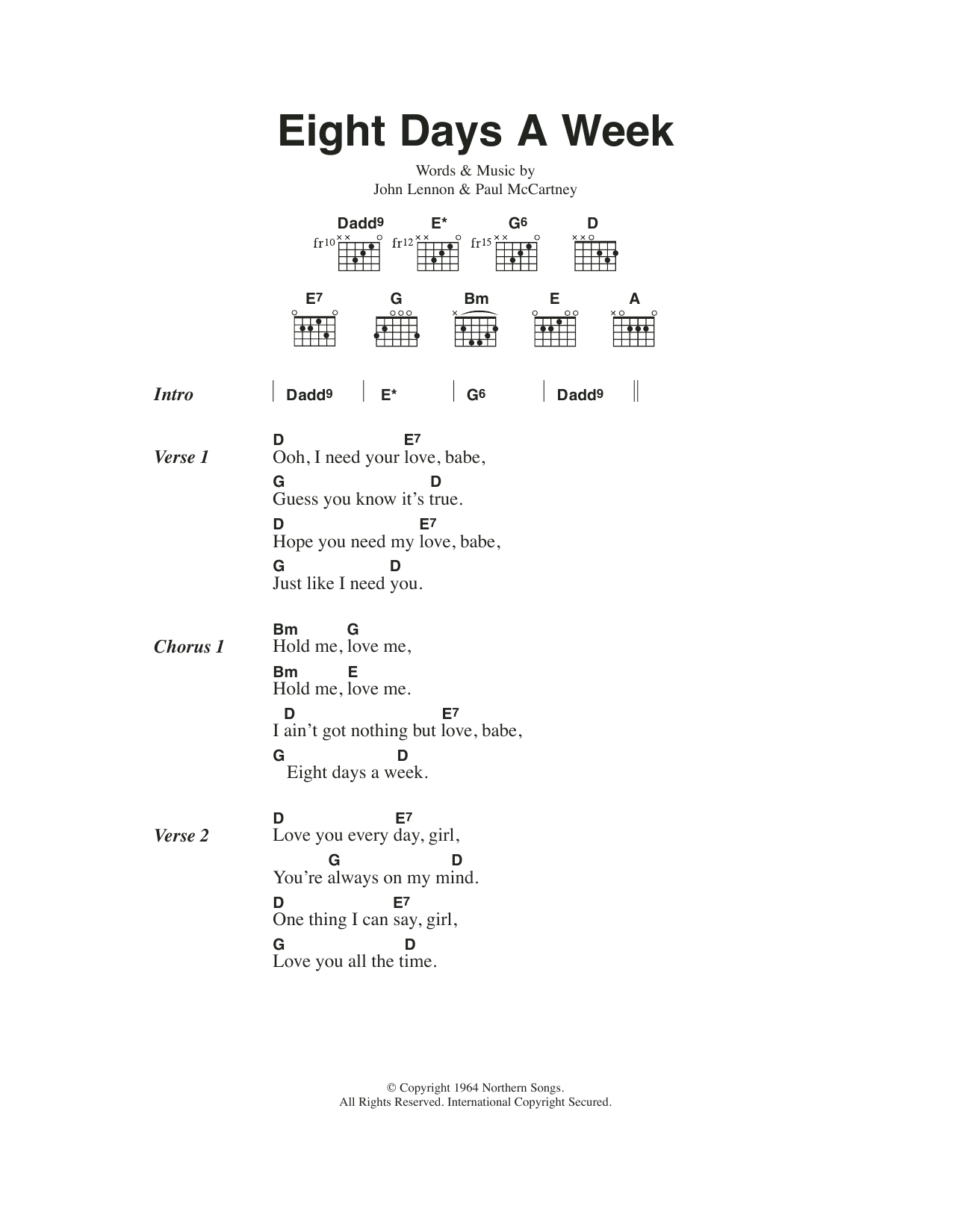 Produktbild zu: Eight Days A Week