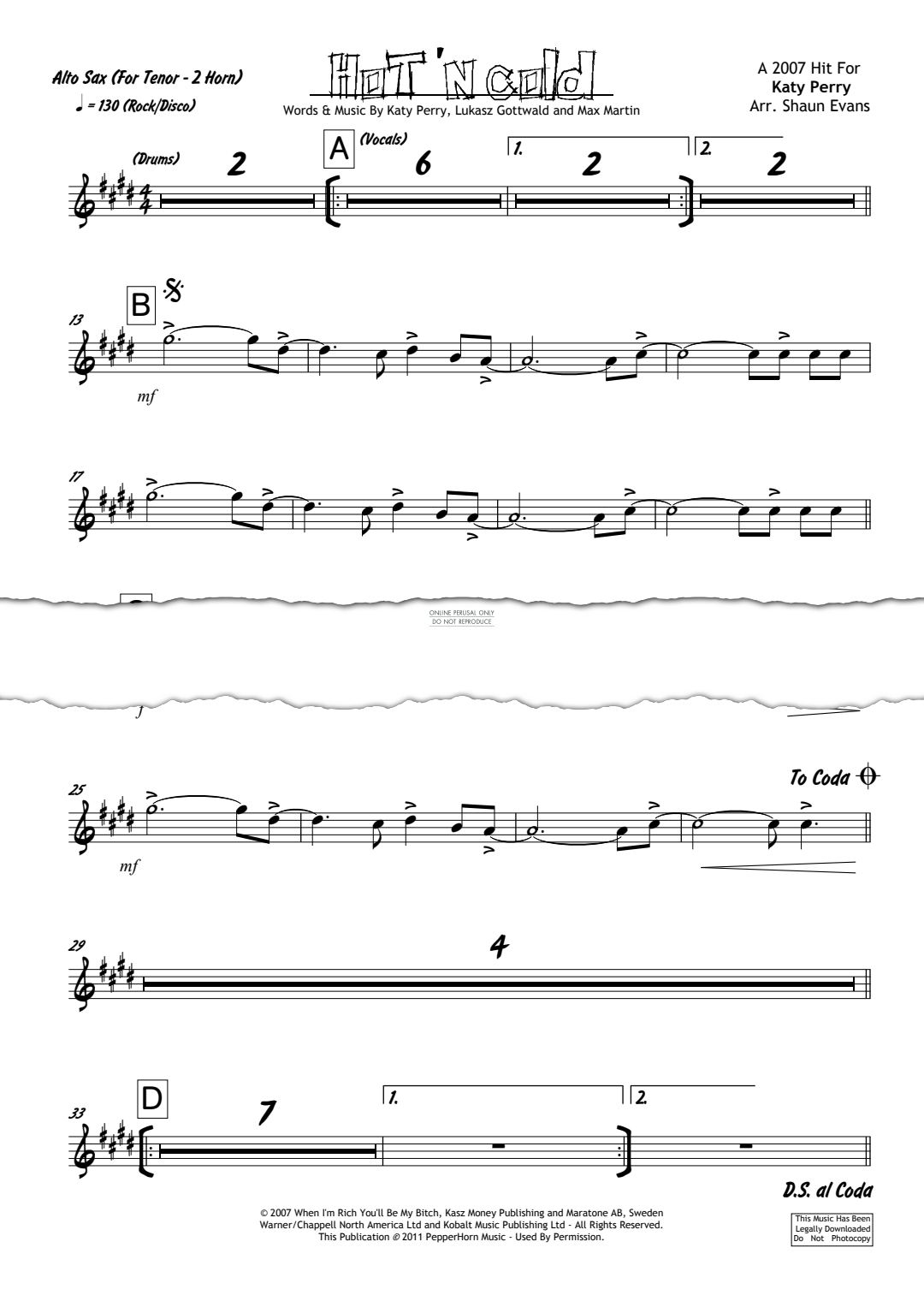 Product gallery: Page 1 of 1 Hot N Cold, Katy Perry