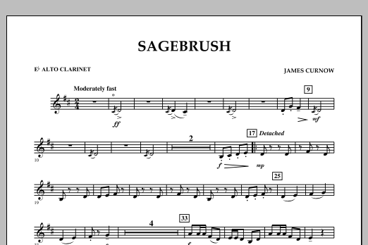 Produktbild zu:  Sagebrush - Eb Alto Clarinet - 