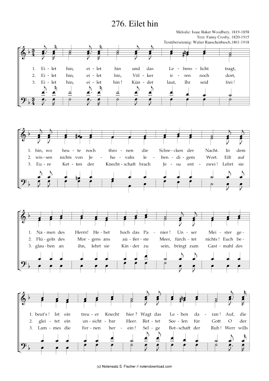 Product picture to: Eilet hin Isaac Baker Woodbury, 1819-1858 / Fanny Crosby, 1820-1915