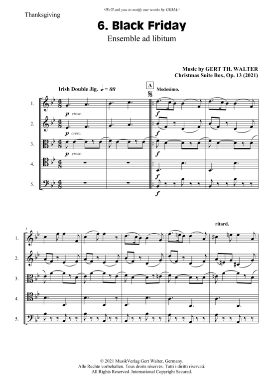 Produktbild zu: Black Friday (Flexibles Quintett) Gert Th. Walter