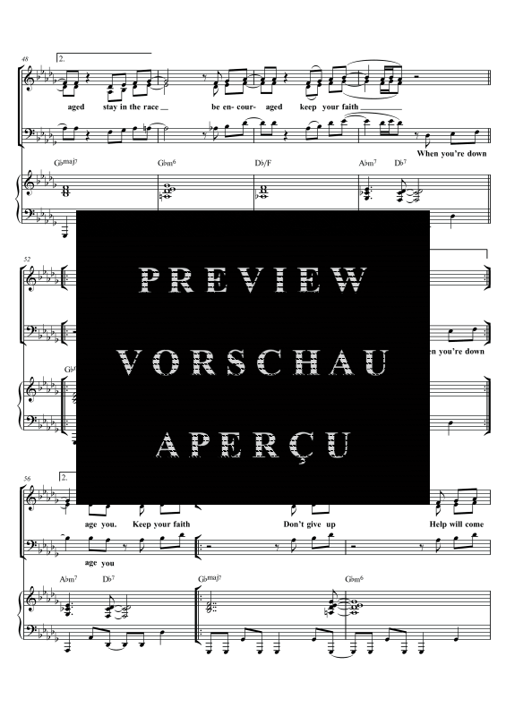 gallery: Be Encouraged, , Gemischter Chor SAM/Solo opt. und Klavier