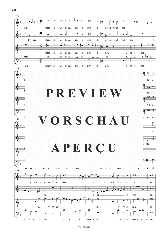 gallery: Hic vir despiciens mundum, , (Gemischter Chor)