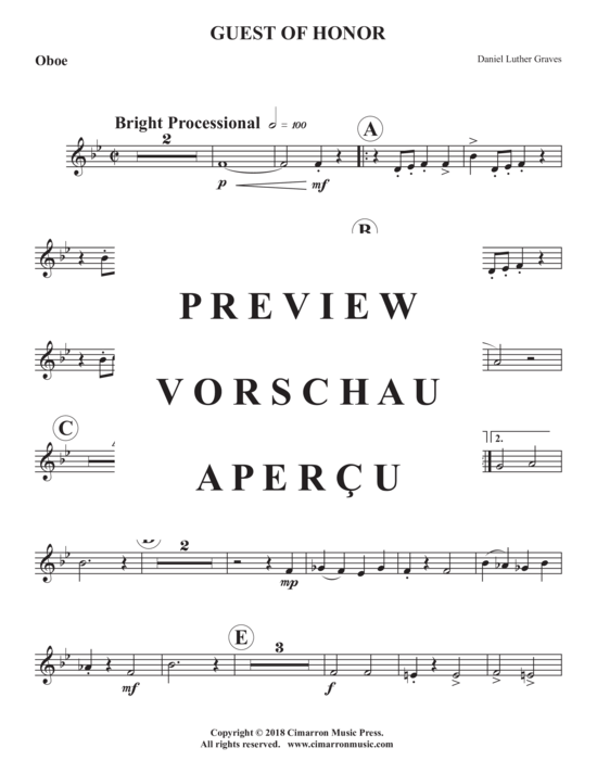 Produktgalerie: Seite 9 von 16 Guest of Honor , , (Holzbläser Quintett)