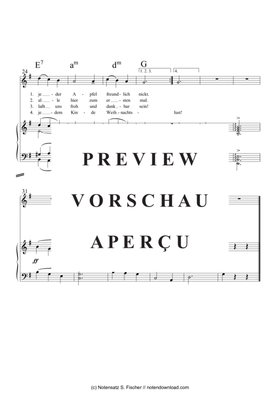 Product gallery: Page 3 of 3 Heiliger Abend , , Piano and Voice