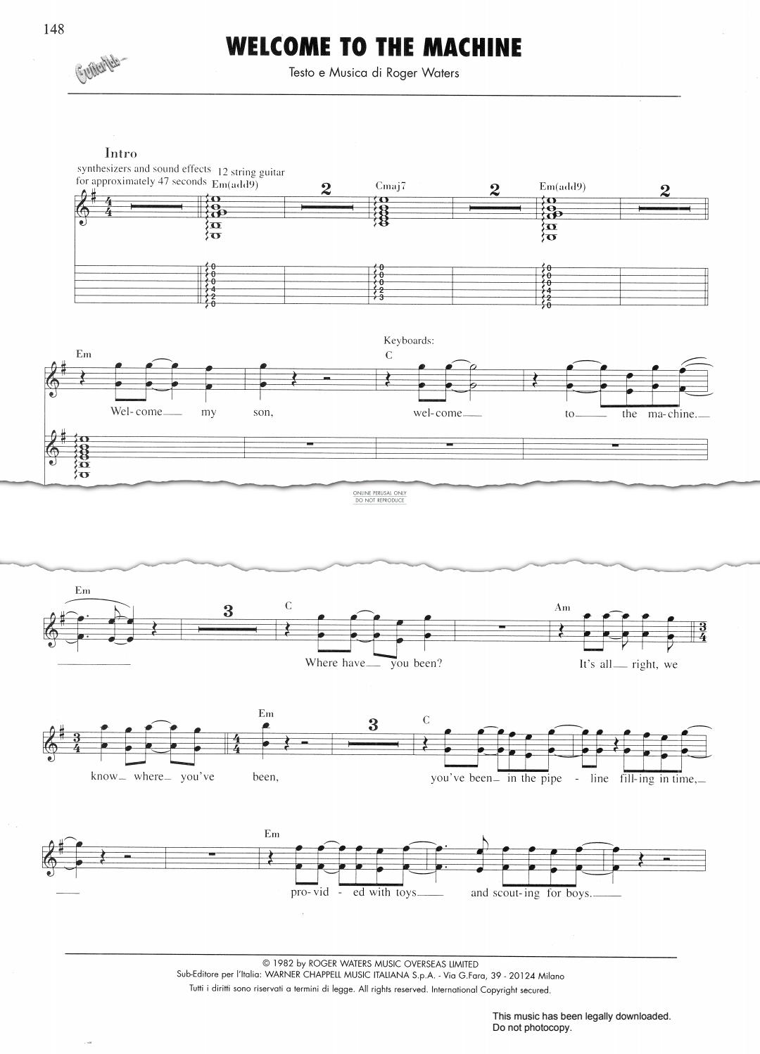 gallery: Welcome To The Machine, Pink Floyd