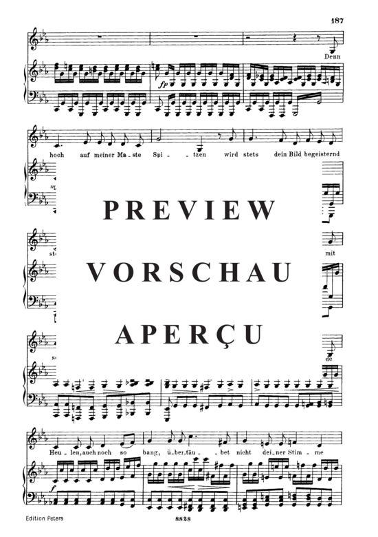 Product gallery: Page 8 of 13 Schiffers Scheidelied D.910, , Low Voice and Piano