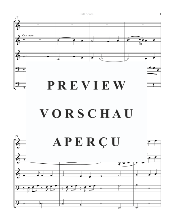 Produktgalerie: Seite 5 von 11 Sweet By and By, , Blechbläser Quintett