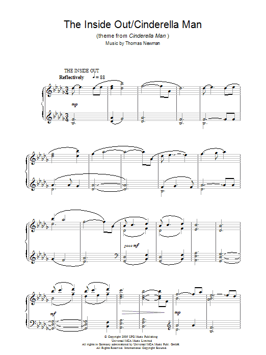 Produktbild zu: The Inside Out/Cinderella Man (theme from Cinderella Man)
