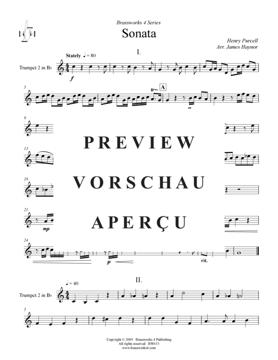 Produktgalerie: Seite 10 von 21 Sonata , , (Blechbläserquintett + Alternativ-St.)