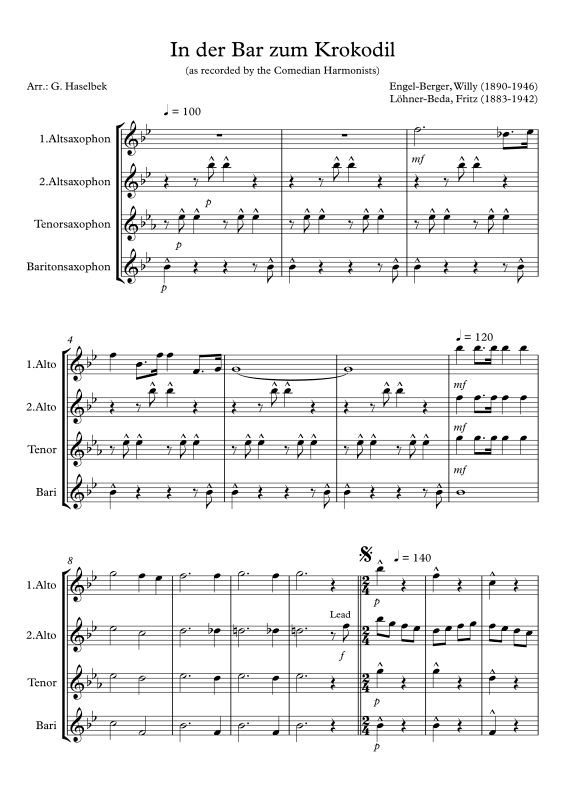 Product picture to: In der Bar zum KrokodilWilly Engel-Berger/Fritz Löhner-Beda