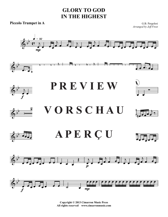 Produktgalerie: Seite 6 von 17 Ehre sei Gott in der Höhe , , (Blechbläser-Quintett)