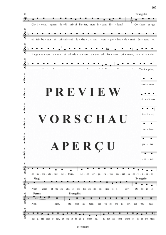 Product gallery: Page 4 of 11 Passio secundum Ioannem - Johannespassion, , (mixed choir)