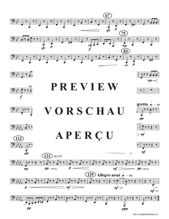 Product gallery: Page 13 of 13 Trauermarsch einer Marionette, Marche funebre d'une marionnette , , (Tuba Quartet: 2x Baritone, 2xTuba)